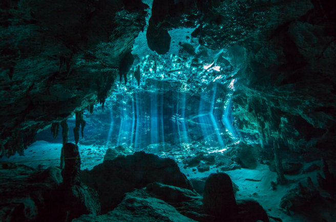 Para bucear en  cenotes