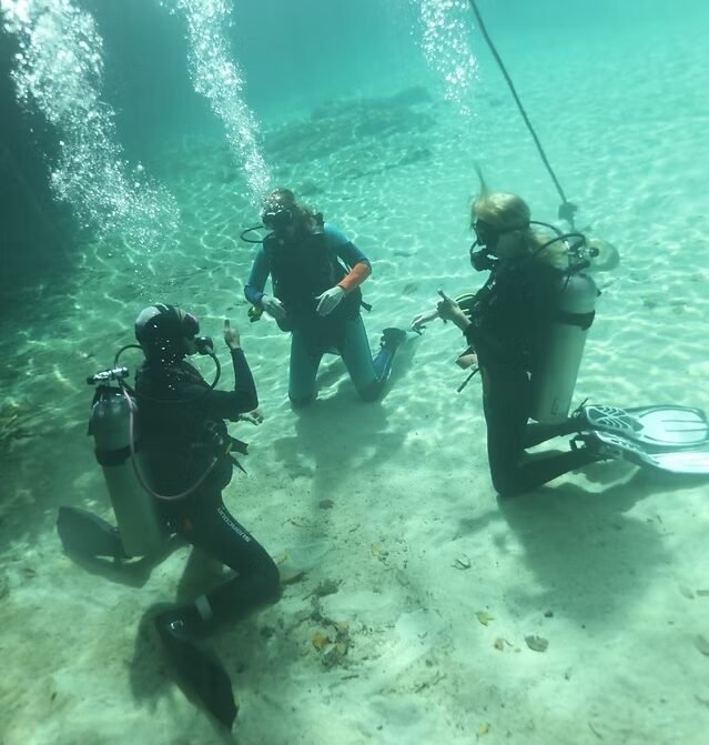 scuba diving, buceo en cenotes