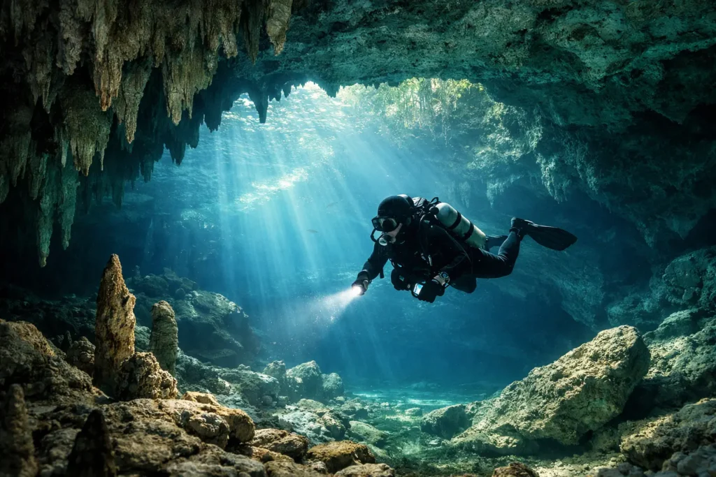 Cave diving en Riviera Maya: qué saber
