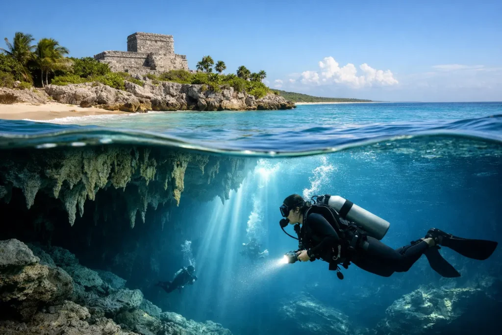 Diving Tulum: dónde bucear y qué esperar