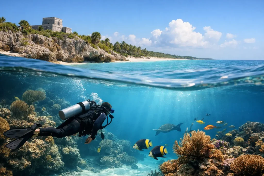 Mejor temporada para bucear en Tulum