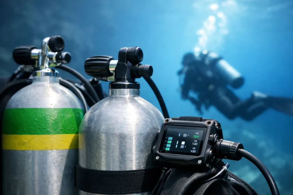 Mezcla de gases en buceo: cuándo y por qué