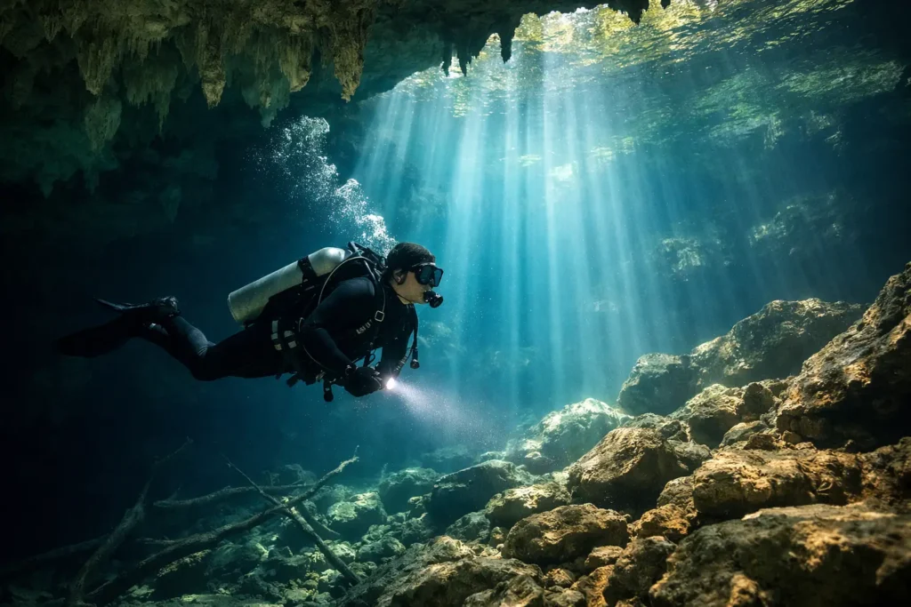 Review buceo en cenotes Tulum: qué esperar