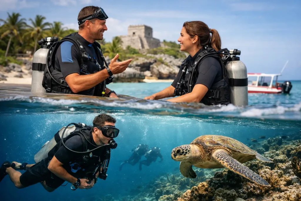 PADI Courses Tulum: cuál elegir bien