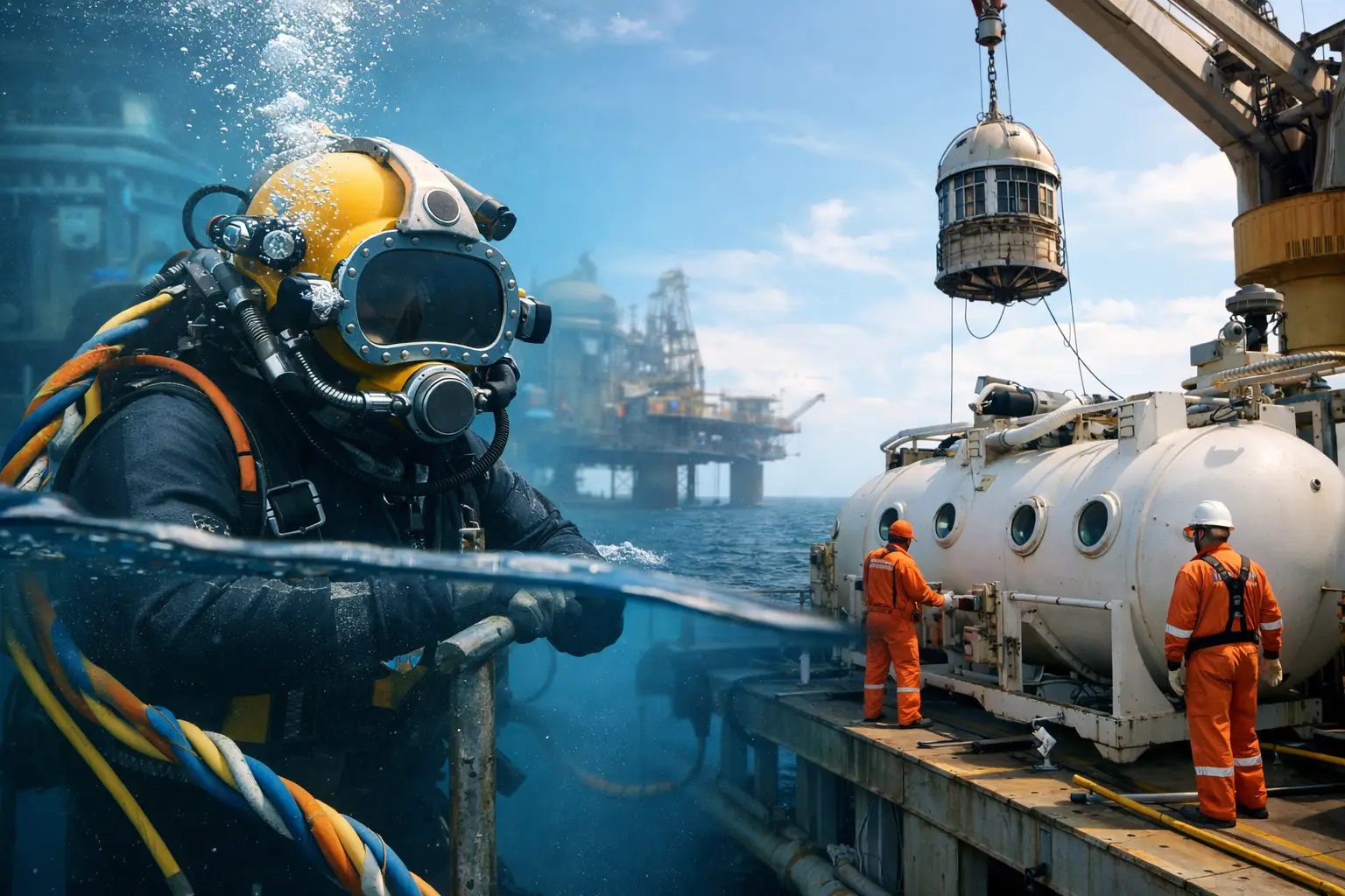 Qué es el buceo de saturacion con helio