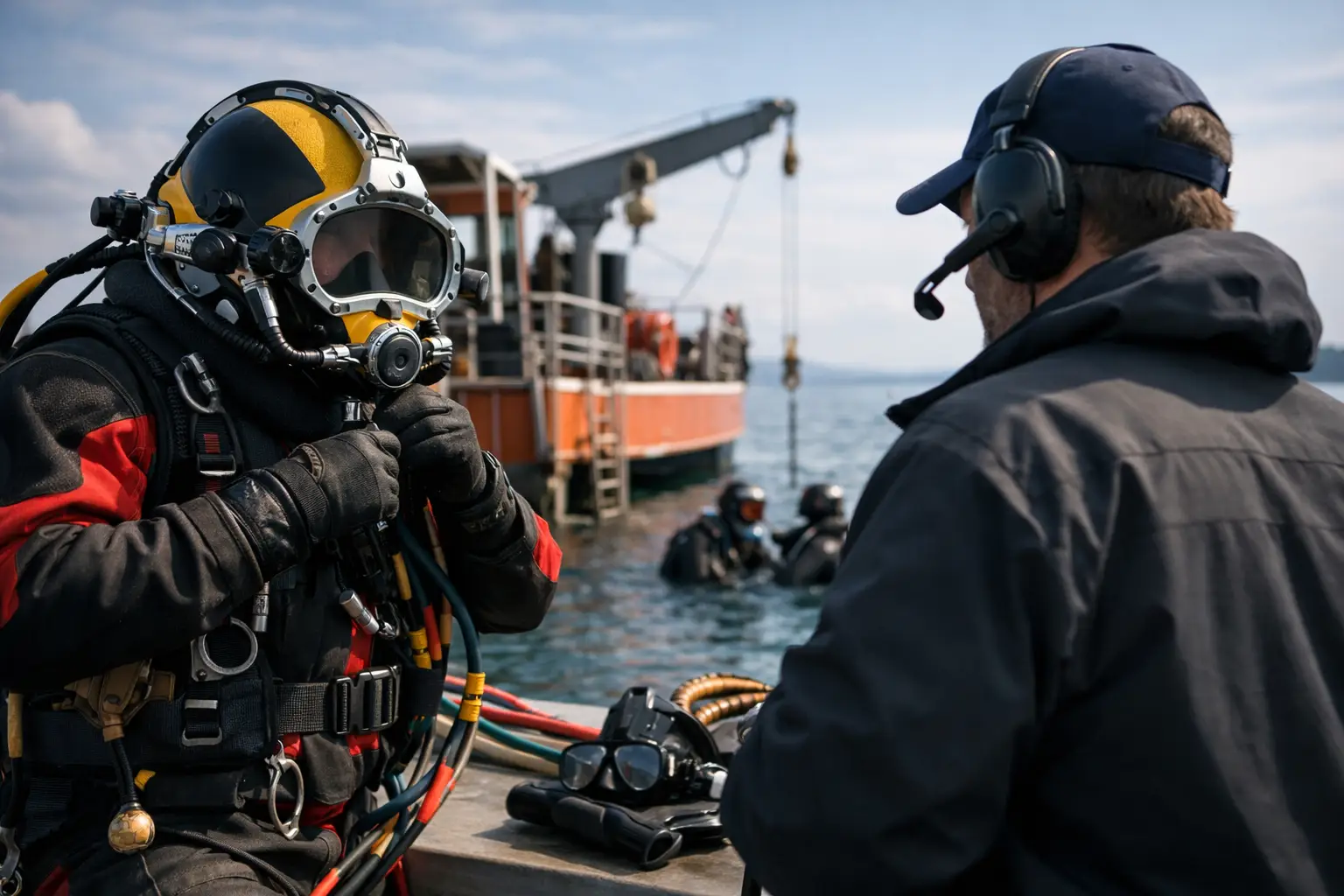 Buceo profesional y la preparación que exige