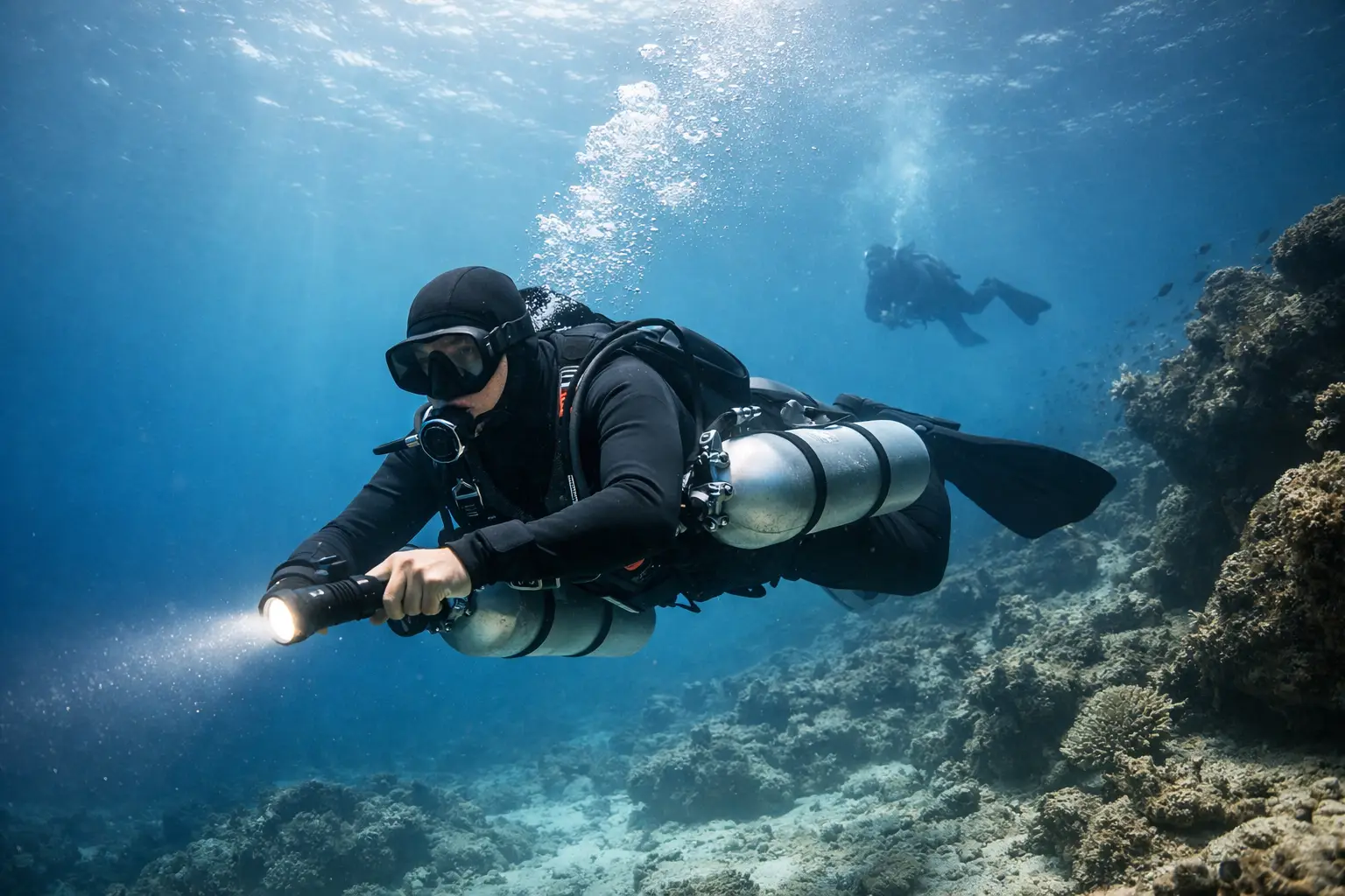 Qué es el sidemount y por qué hacerlo al bucear