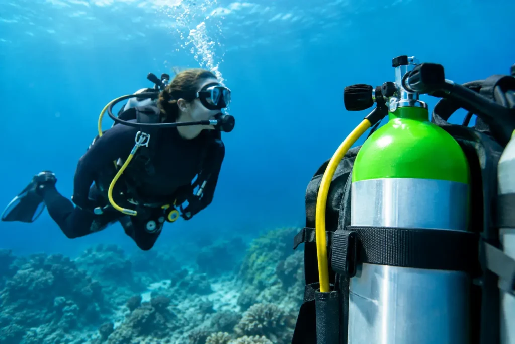 Uso del nitrox en buceo para más tiempo