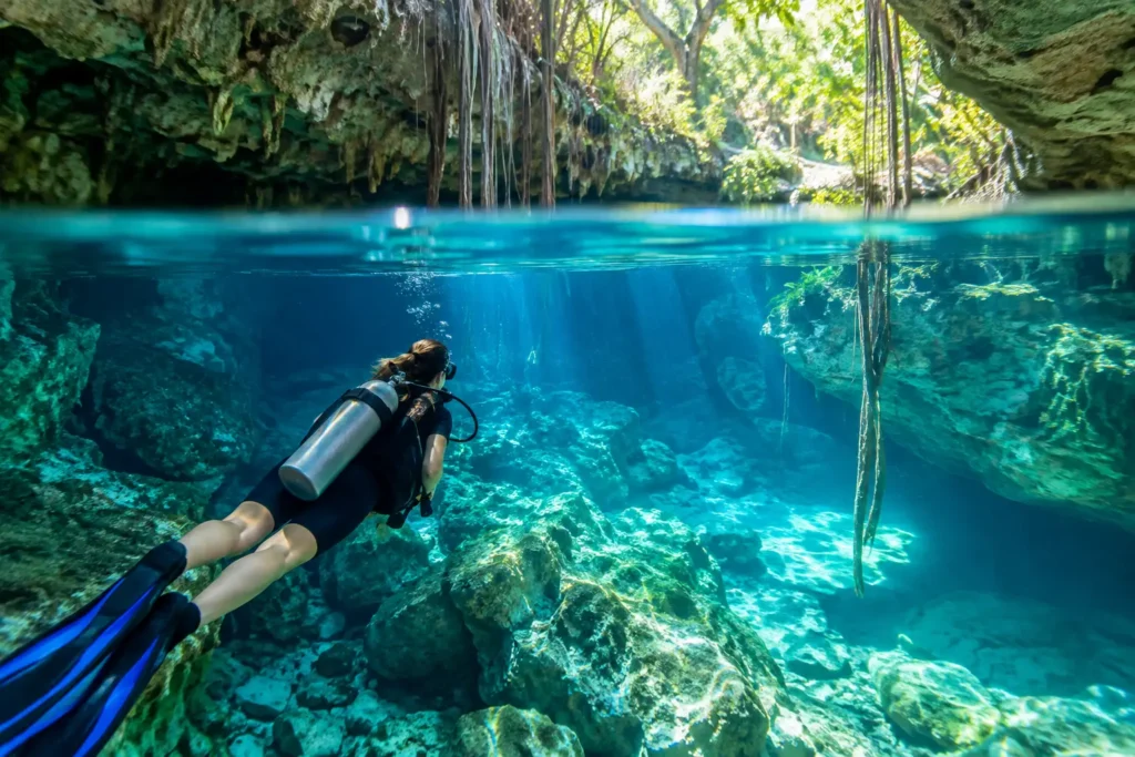 Cenote Diving en Playa del Carmen: Guía Completa