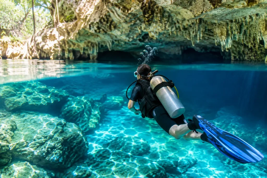 Private Cenote Diving Tours Playa del Carmen