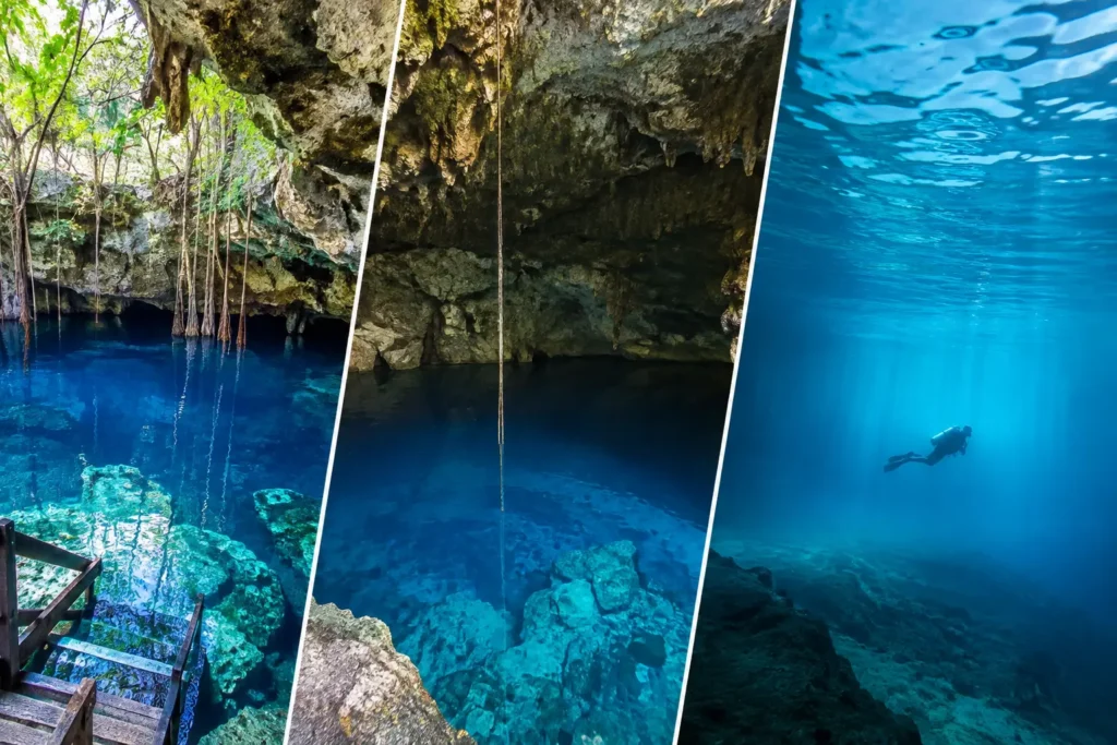 ¿Qué cenote es mejor: Dos Ojos, El Pit o Angelita?